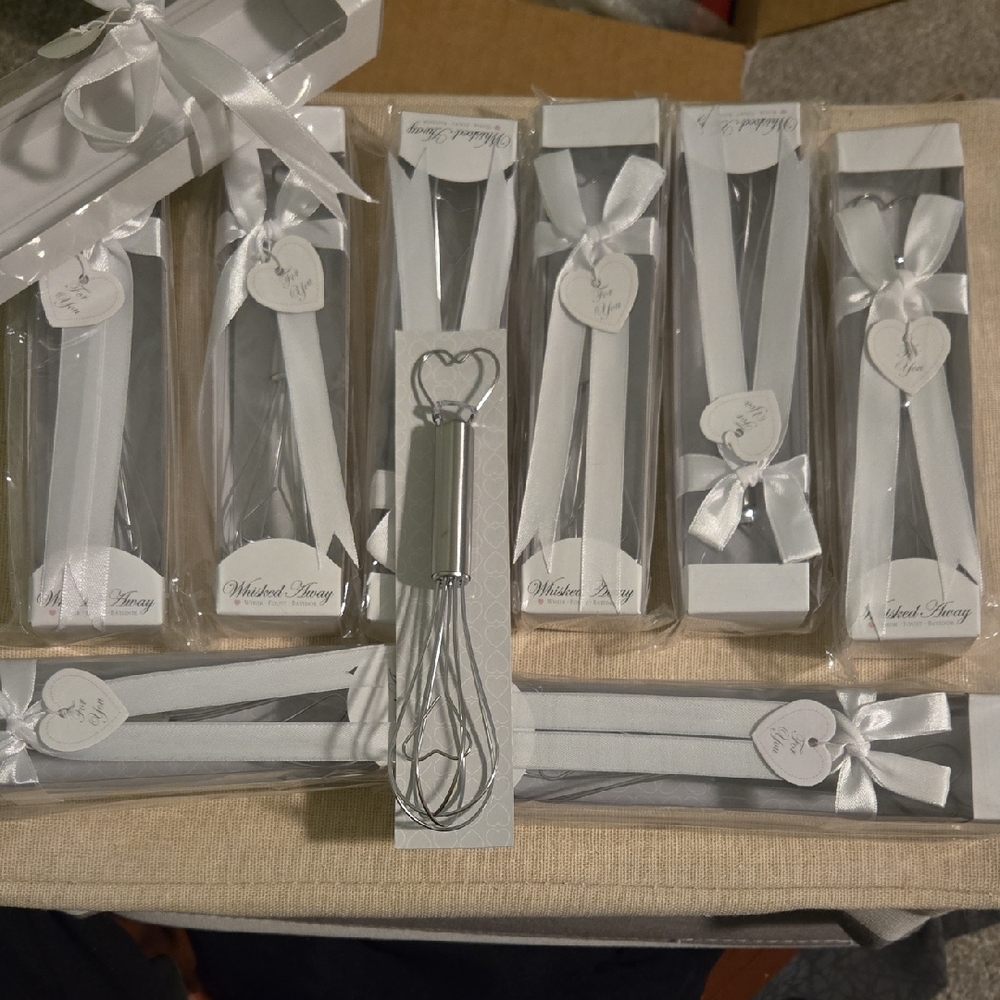 9 Kate Aspen Elegant Silver Mini Whisk Favors